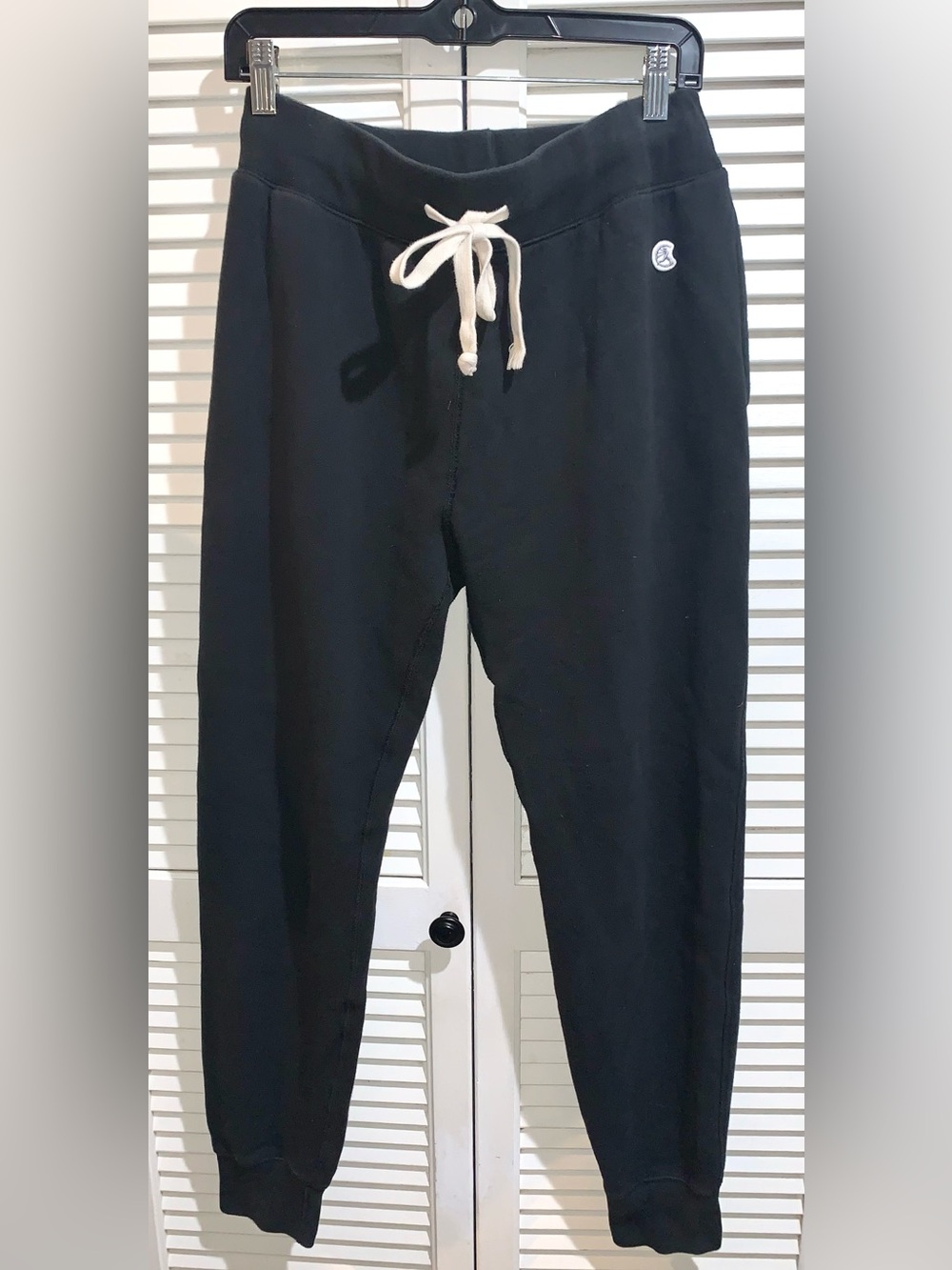 Todd Snyder Champion Black Jogger Sweatpants medium drawstring